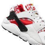 nike huarache wit met rood